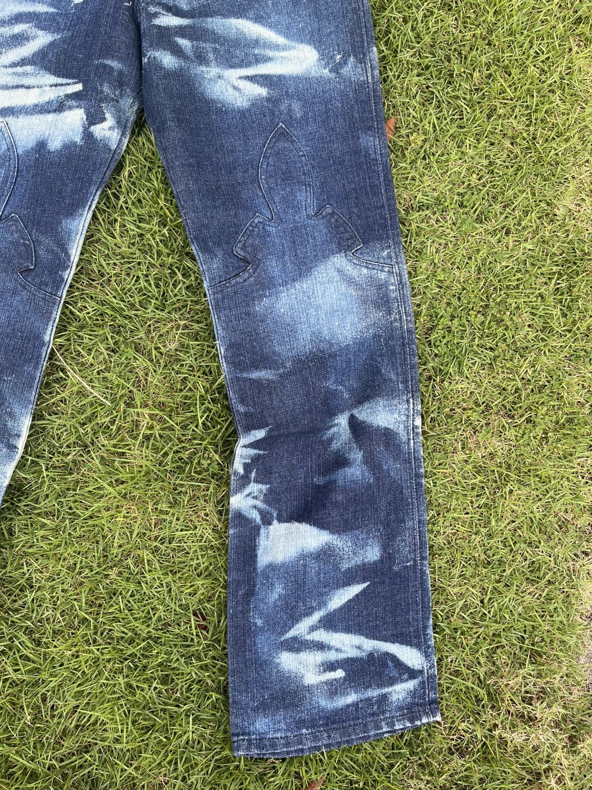Other Rare Denim Jeans Inspired like Chrome Heart Size US 33 - 4 Thumbnail