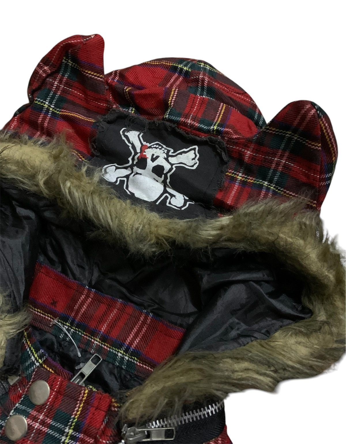 Hysteric Glamour 💥Japanese Drug Honey Ichioku Seditionaries Red Tartan Jacket Size M / US 6-8 / IT 42-44 - 4 Thumbnail