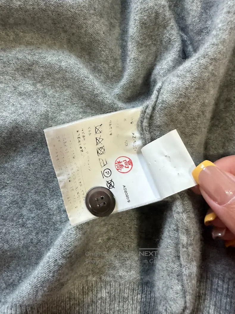 Comme des Garcons Comme Des Garcons Cashmere Cardigan with Classic Black Hea Size M / US 6-8 / IT 42-44 - 3 Thumbnail