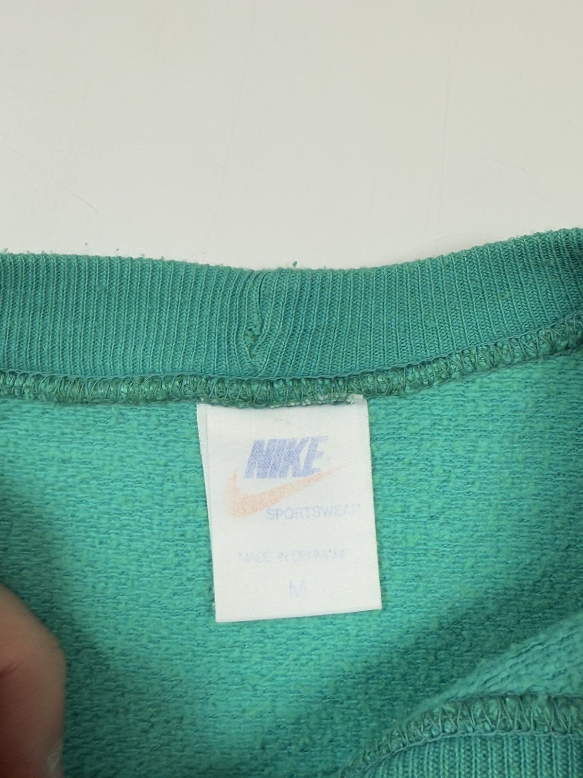 Nike × Vintage Vintage 70s Nike spell out sweatshirt Size US M / EU 48-50 / 2 - 3 Thumbnail