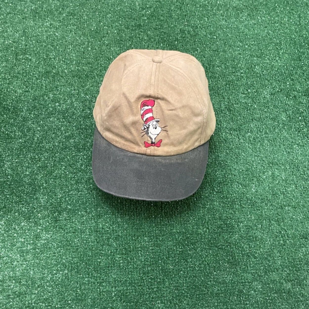 Vintage VINTAGE Cat In The Hat Dr Seuss Cartoon 1994 VTG SnapBack Hat Adult Mens One Size Brown 90s Cartoon Snapback Size ONE SIZE - 5 Thumbnail