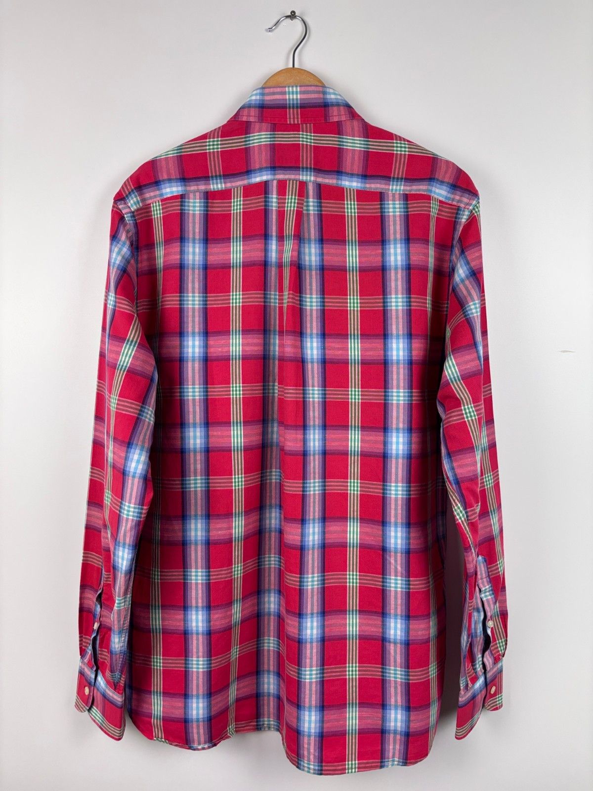 Hackett Hackett London Flannel Button Up Shirt Linen Cotton Size L Size US L / EU 52-54 / 3 - 4 Thumbnail