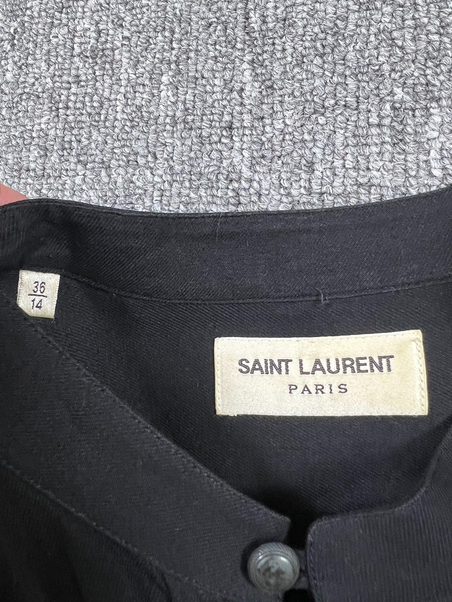 Saint Laurent Paris Saint laurent size 36Zhongshan Breasted Shirt 2501-Nextarro Size US S / EU 44-46 / 1 - 1 Thumbnail