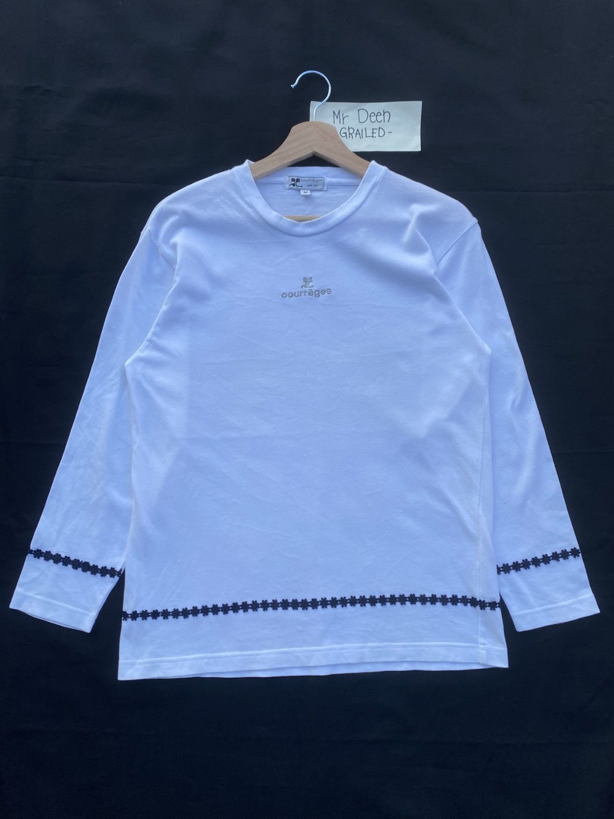 Courreges Rare Vintage Courreges Longsleeve Shirt Size M / US 6-8 / IT 42-44 - 1 Thumbnail