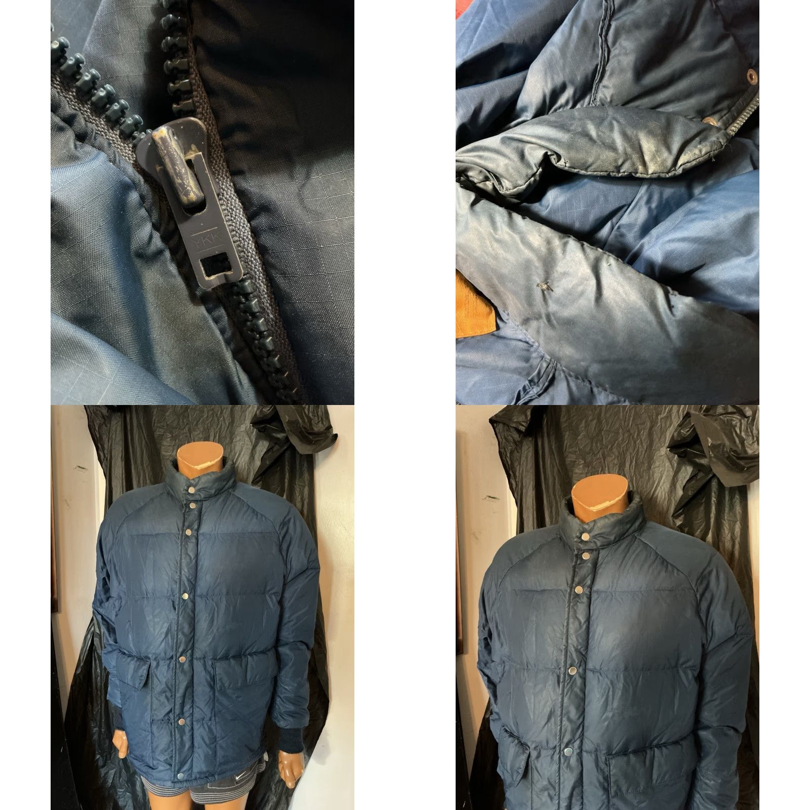 Camel VINTAGE Camel Northern Goose Down Navy Blue Quilted Puffer Jacket XL Adults Blue Goose Down 1980s Mens/Unisex Size US XL / EU 56 / 4 - 9 Thumbnail