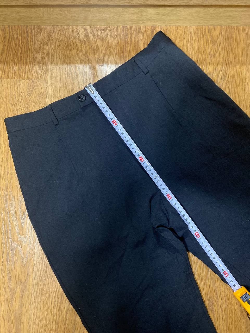 Yves Saint Laurent 90s Yves Saint Laurent vintage navy chino pants YSL big logo Size US 34 / EU 50 - 9 Thumbnail