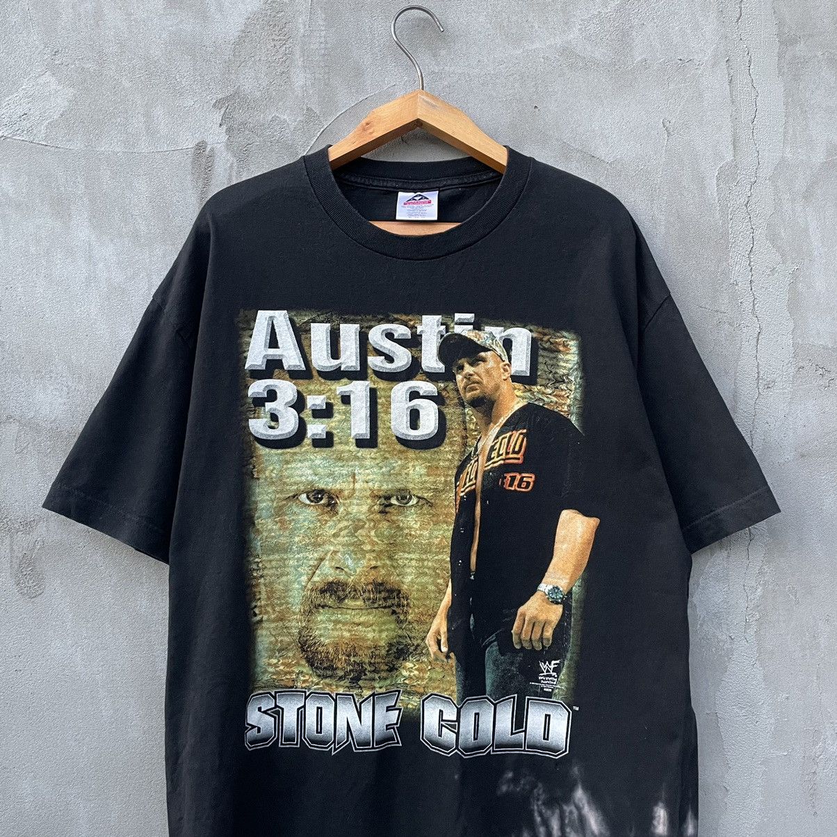 WWE Vintage 2000 WWF Stone Cold Except No Mercy T-Shirt Size US XL / EU 56 / 4 - 2 Thumbnail