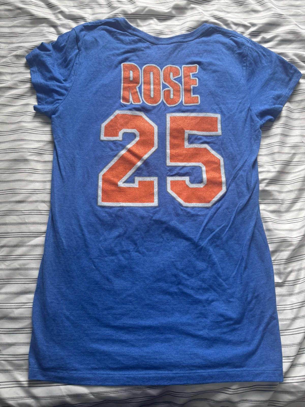 Adidas Adidas Knicks Basketball Tee Women’s XL Blue Derrick Rose Size XL / US 12-14 / IT 48-50 - 5 Thumbnail