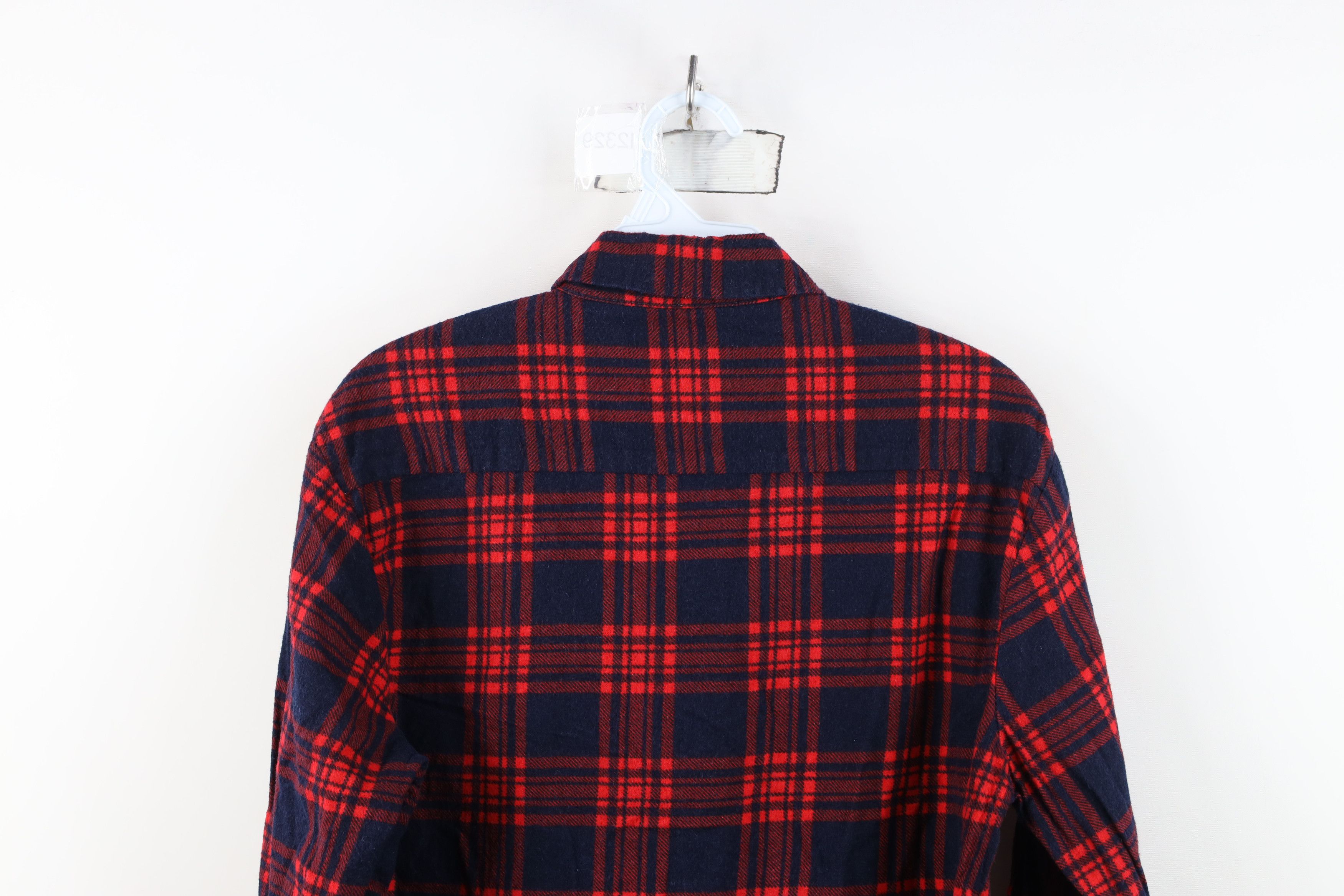Vintage Vintage 70s Streetwear Pocket Flannel Button Shirt Plaid USA Size US S / EU 44-46 / 1 - 10 Thumbnail