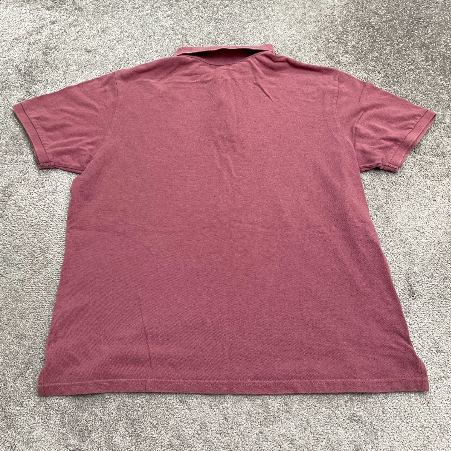 American Eagle Outfitters American Eagle Super Soft Polo Shirt XL Pink Short Sleeve Casual Mens Cotton Size US XL / EU 56 / 4 - 2 Thumbnail