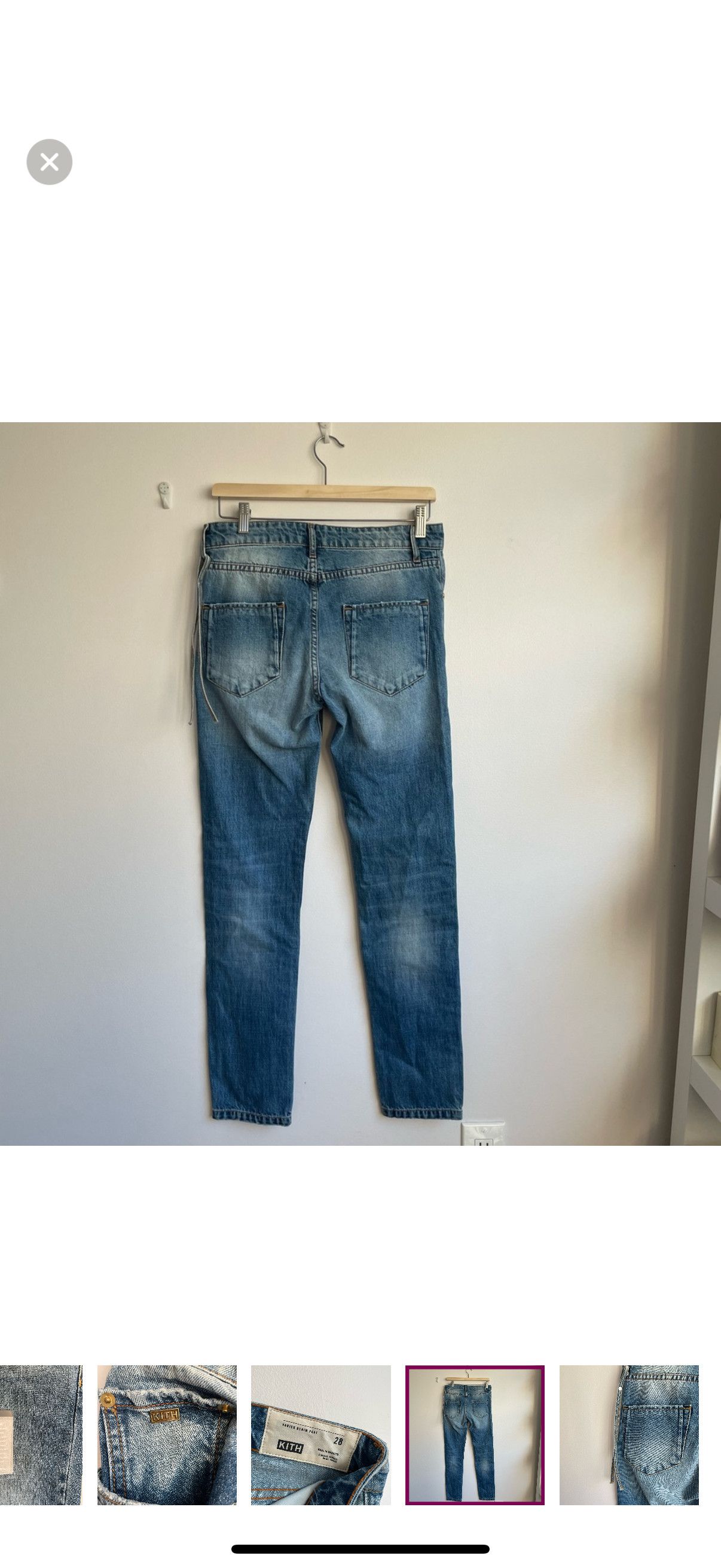 Kith Brand New Women’s Varick Denim Pant Size 28" / US 6 / IT 42 - 6 Thumbnail