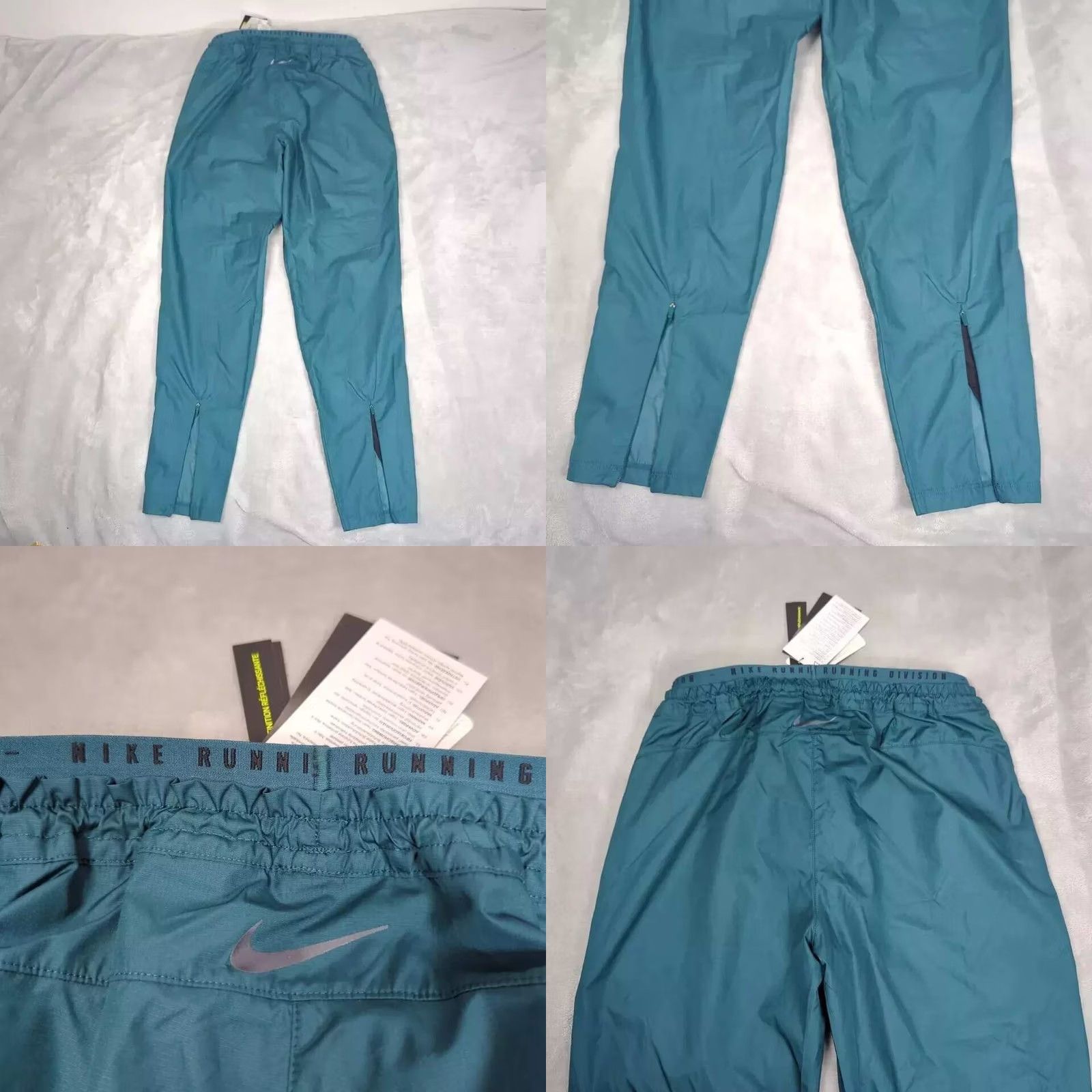 Nike Nike Running Division Pants Women S Green Blue Teal Lightweight Pockets Breathable Quick Dry 29 in Inseam Drawstring Track Pants Activewear Womens Size 28" / US 6 / IT 42 - 8 Thumbnail