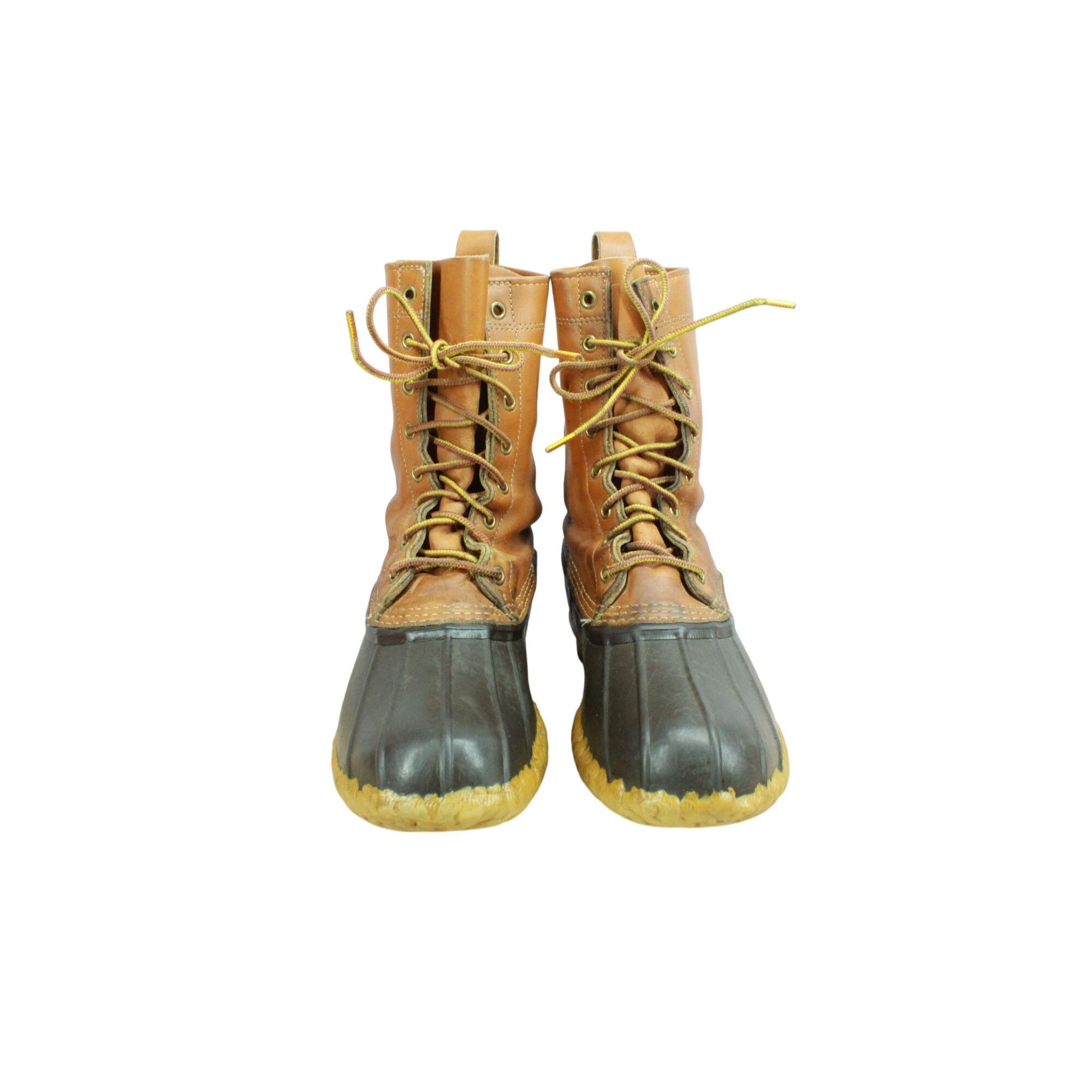 L.L. Bean × Leather × Vintage Vintage LL Bean Leather Unlined Mid Calf Duck Boots Size 9 M Size US 9 / IT 39 - 5 Thumbnail
