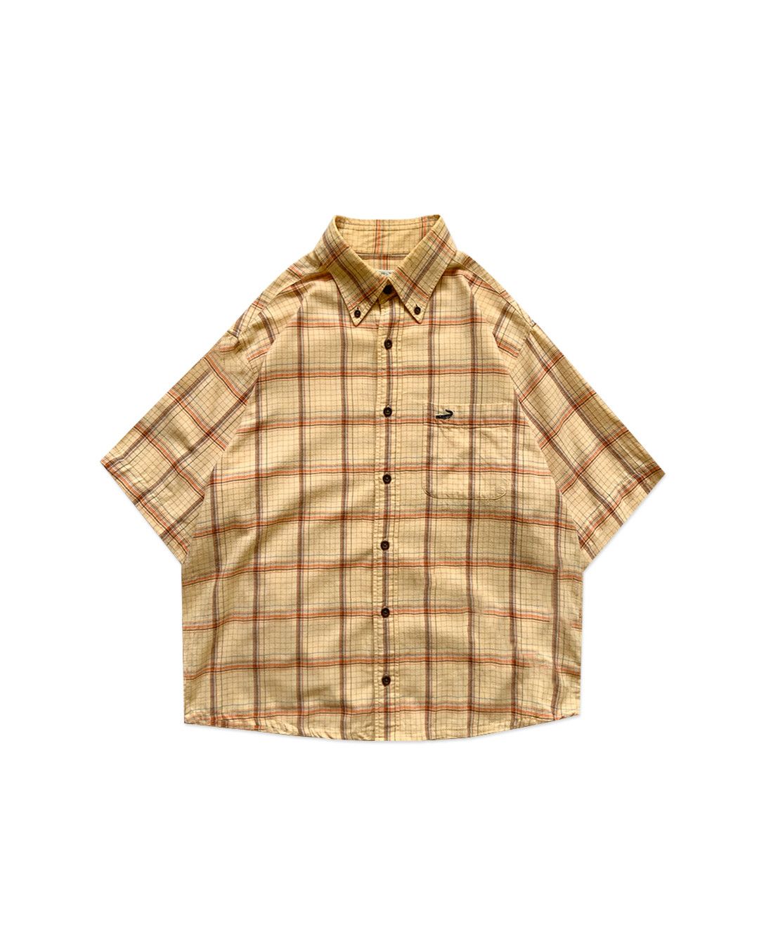 Other Boxy Shirt - Crocodile Yellow Square Pattern Size US L / EU 52-54 / 3 - 1 Thumbnail