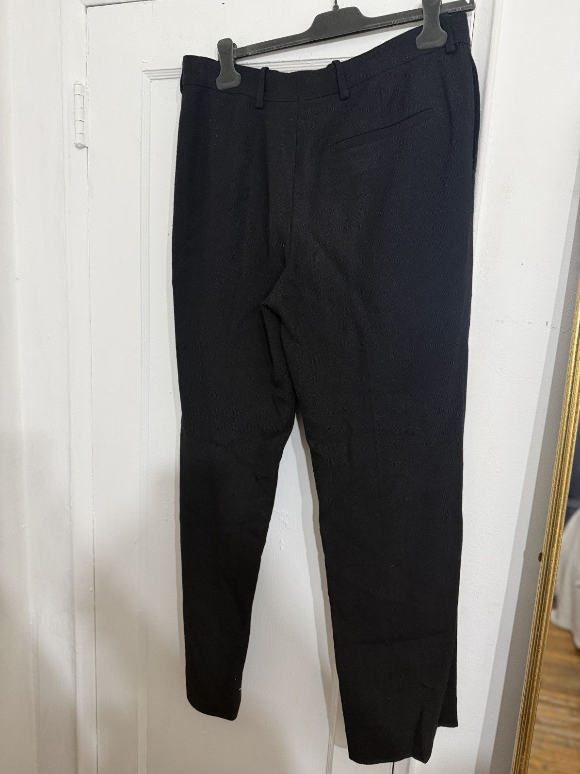 Cos COS Atelier Black Linen Trousers Size US 32 / EU 48 - 4 Thumbnail
