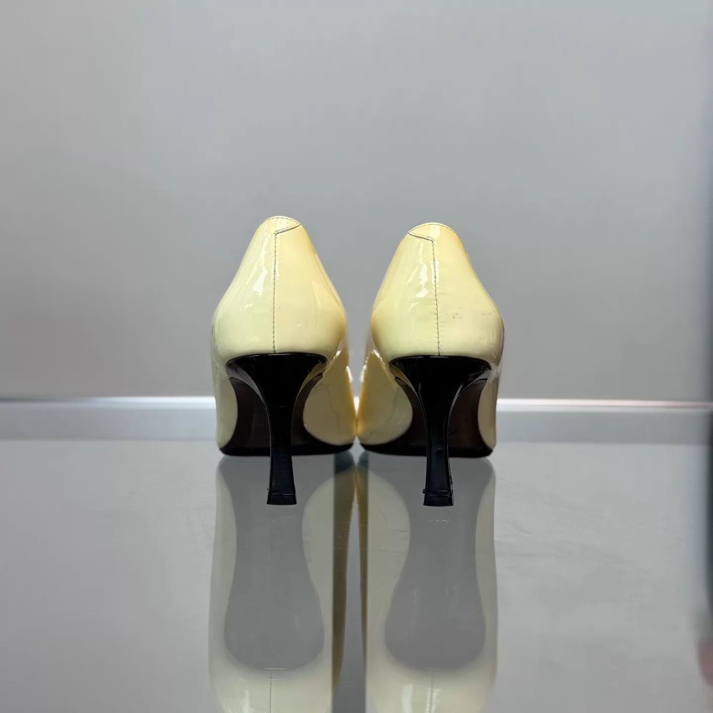 Roger Vivier RV patent leather square buckle heels 35.5 99 Size US 5 / IT 35 - 3 Thumbnail