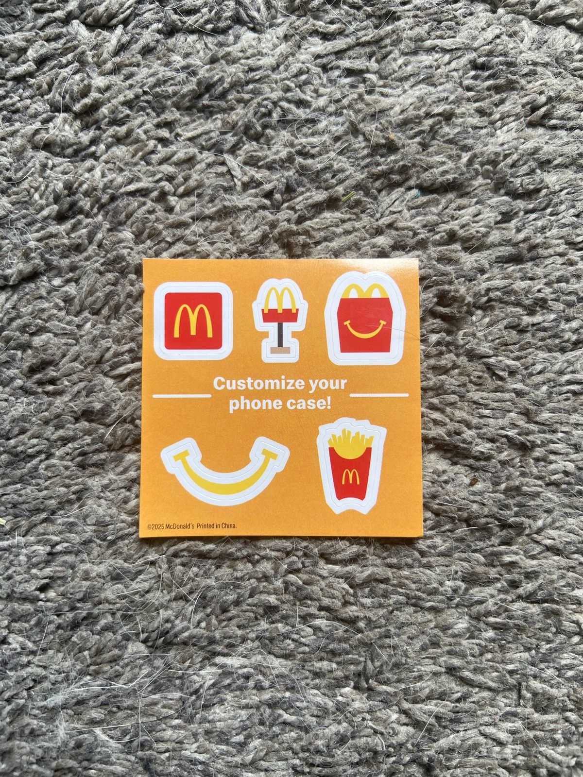 Hypebeast 2025 Lil McDonald’s Stickers Size ONE SIZE - 1 Thumbnail