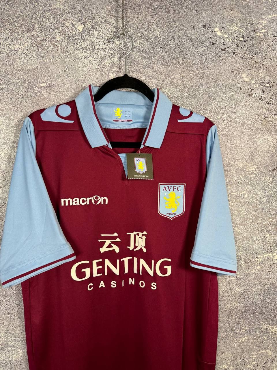 Macron × Vintage NWT Aston Villa 2012/13 Macron Soccer Jersey Size US XL / EU 56 / 4 - 2 Thumbnail