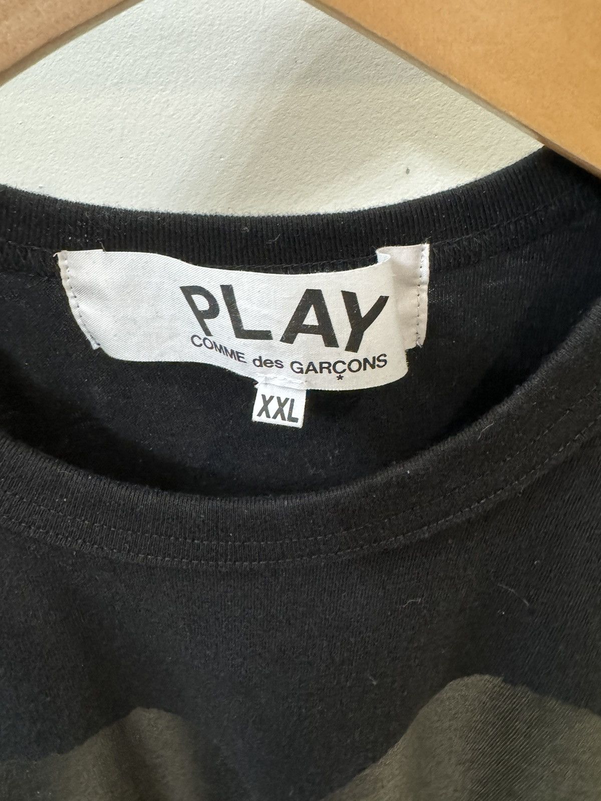 Comme des Garcons PLAY Comme De Garçon Play T shirt black Size US XXL / EU 58 / 5 - 2 Thumbnail