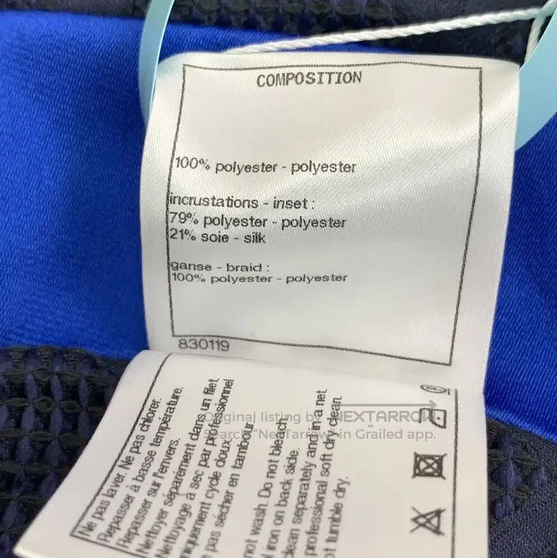 Chanel Chanel Women's Navy Polyester Track Pants . Size 23" - 8 Thumbnail