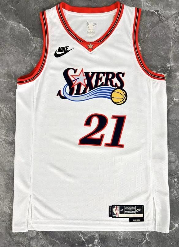 NBA 76ers 21 Joel Embiid Jersey 2026 Vintage Size US M / EU 48-50 / 2 - 1 Thumbnail