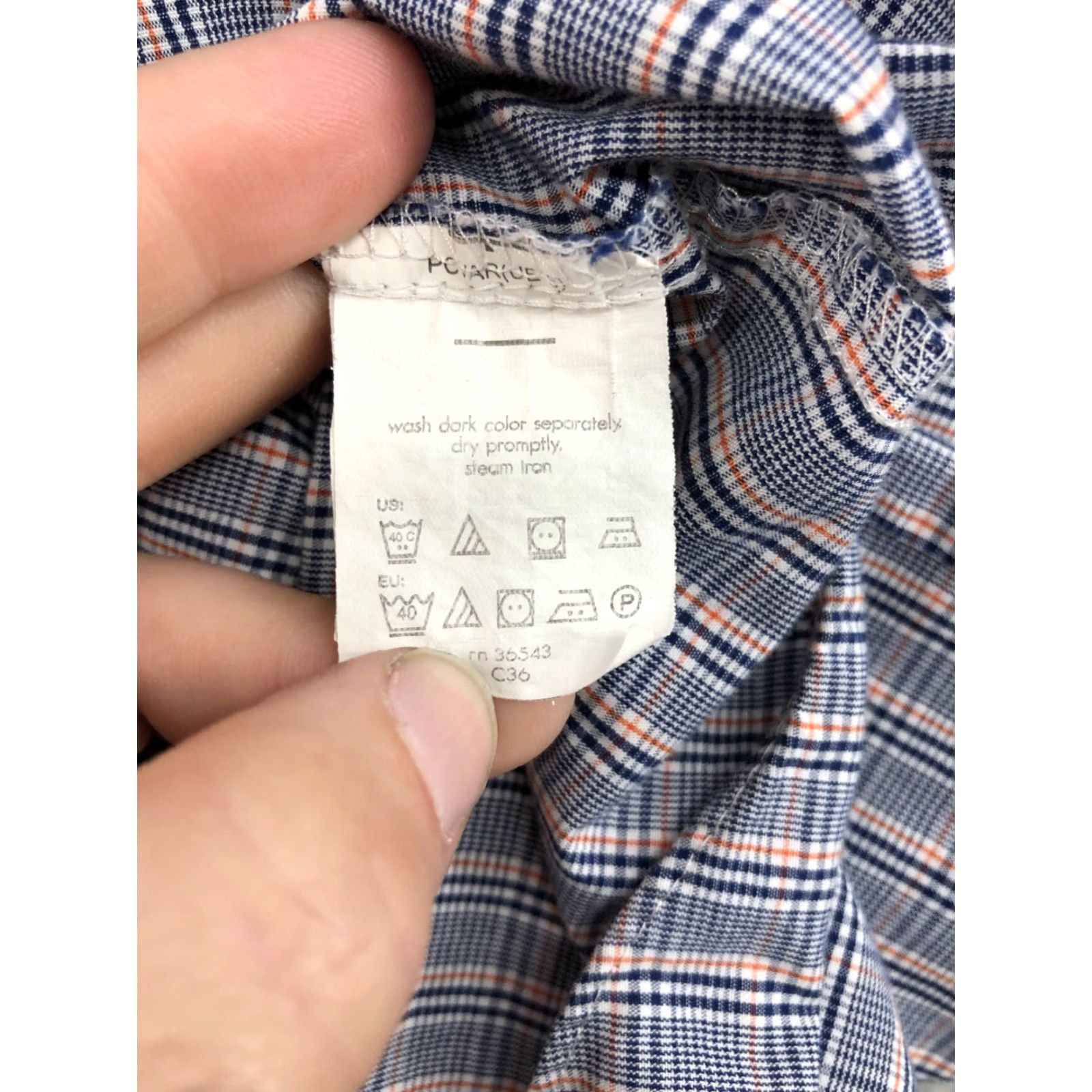 Arrow Arrow Shirt Mens Size L Athletic Fit Wrinkle Free Multicolor Plaid Size US L / EU 52-54 / 3 - 7 Thumbnail