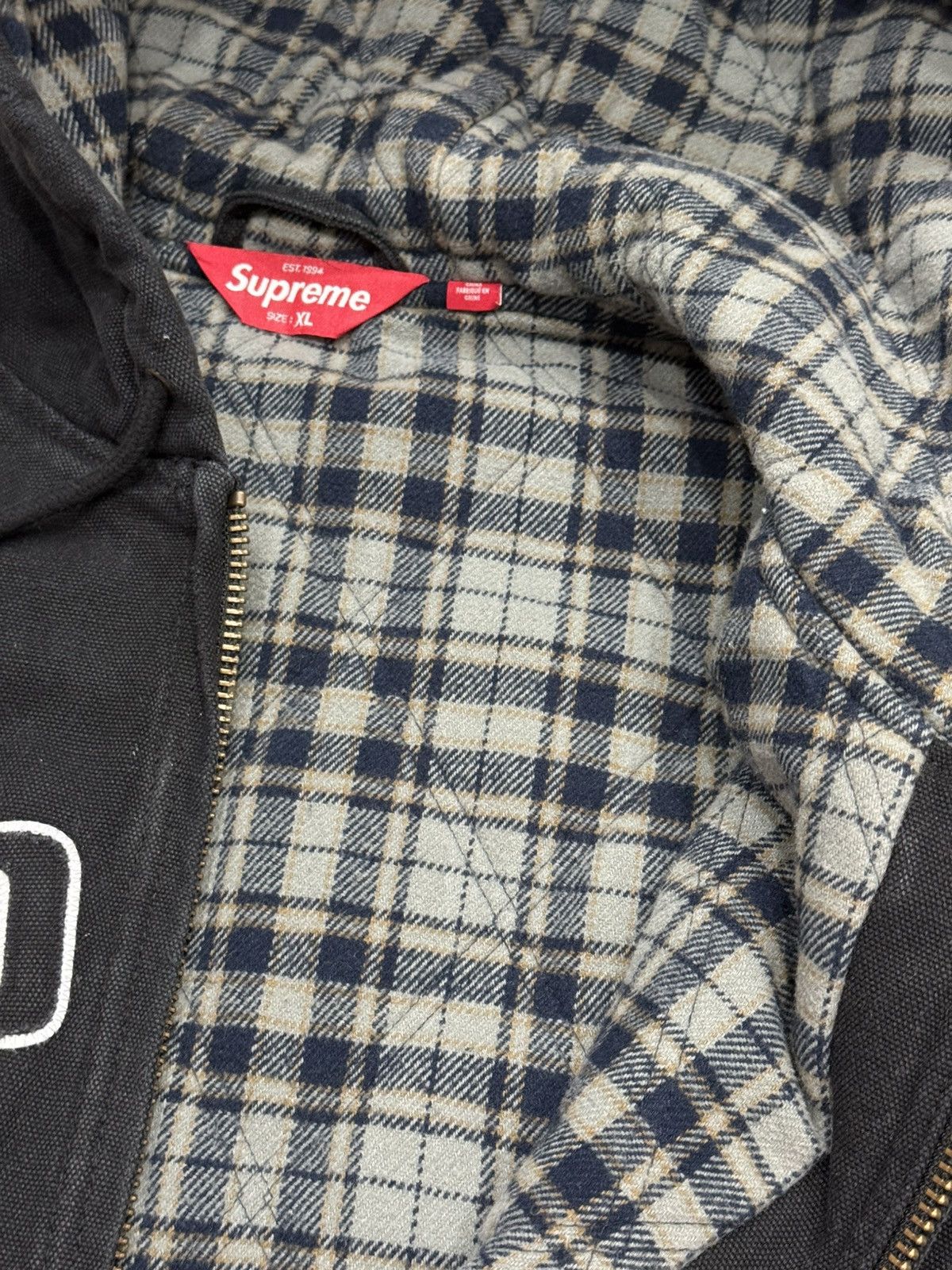 Supreme Supreme FW25 Reflective Arc Hooded Work Jacket Size US XL / EU 56 / 4 - 8 Thumbnail