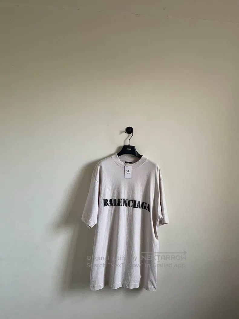 Balenciaga Balenciaga Splashed Logo Short Sleeve Size US XS / EU 42 / 0 - 1 Thumbnail