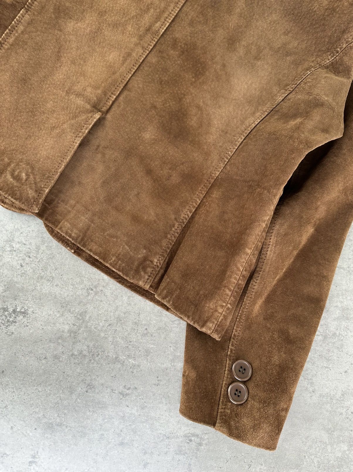 Japanese Brand Vintage Suede Jacket Size M / US 6-8 / IT 42-44 - 16 Thumbnail