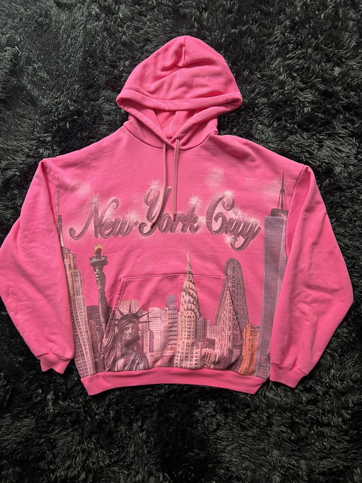 Balenciaga New York City Airbrush hoodie Resort 2018 Size US XL / EU 56 / 4 - 1 Thumbnail