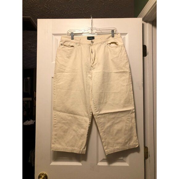 Ralph Lauren ralph lauren women's beige cotton shorts size: 16 Size 38" / US 16 / IT 52 - 1 Thumbnail