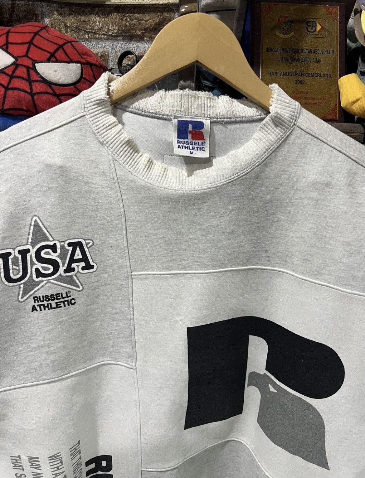 Russell Athletic 🔥Vintage Distressed Russell Athletic Crewneck Sweatshirt Size US M / EU 48-50 / 2 - 4 Thumbnail