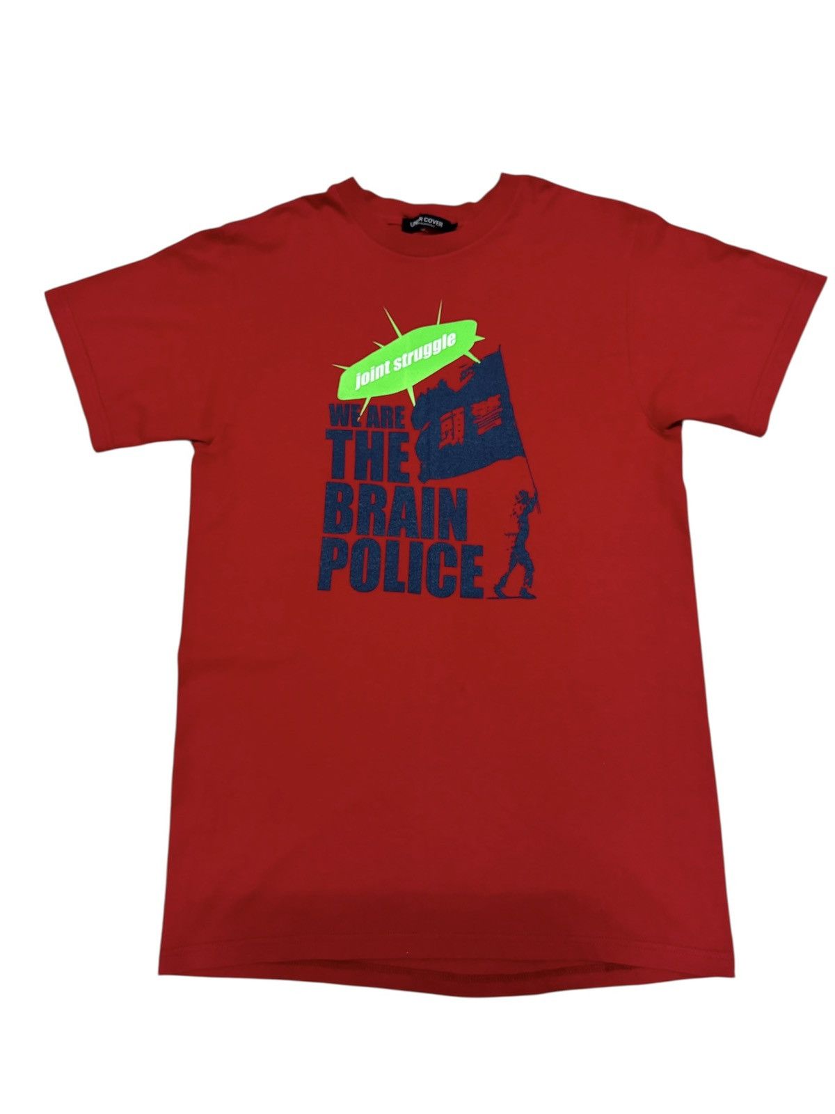Undercover Vintage Undercover "We Are The Brain Police" red T-shirt. Size US M / EU 48-50 / 2 - 1 Thumbnail