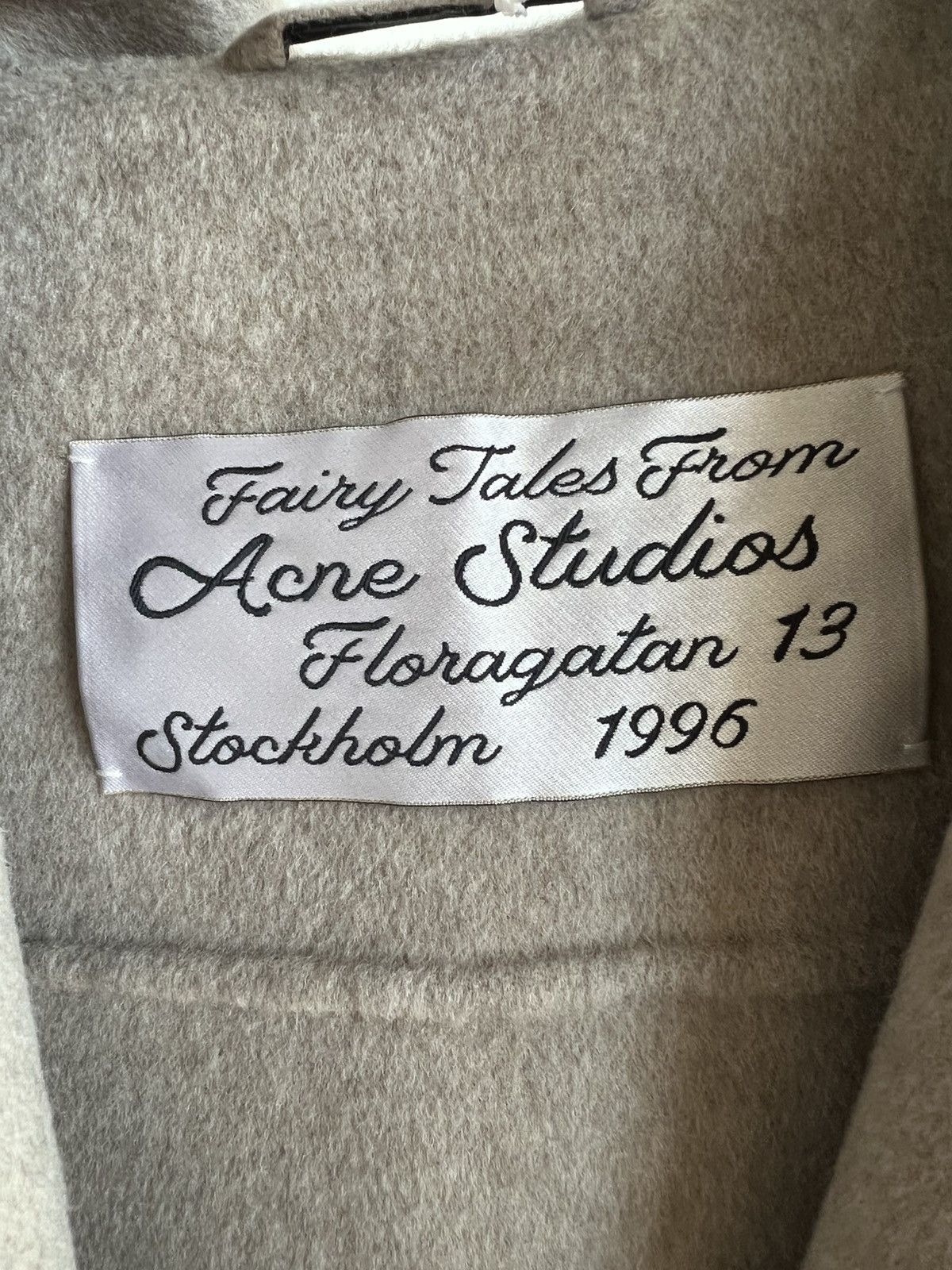 Acne Studios New Fall 25 Doveria Double-Faced Wool Cashmere Hooded Jacket Size US L / EU 52-54 / 3 - 6 Thumbnail