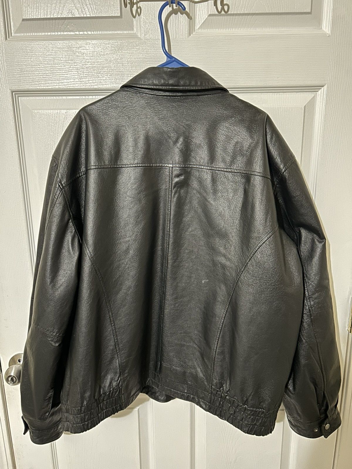 Vintage Vintage leather jacket Size US XXL / EU 58 / 5 - 2 Thumbnail
