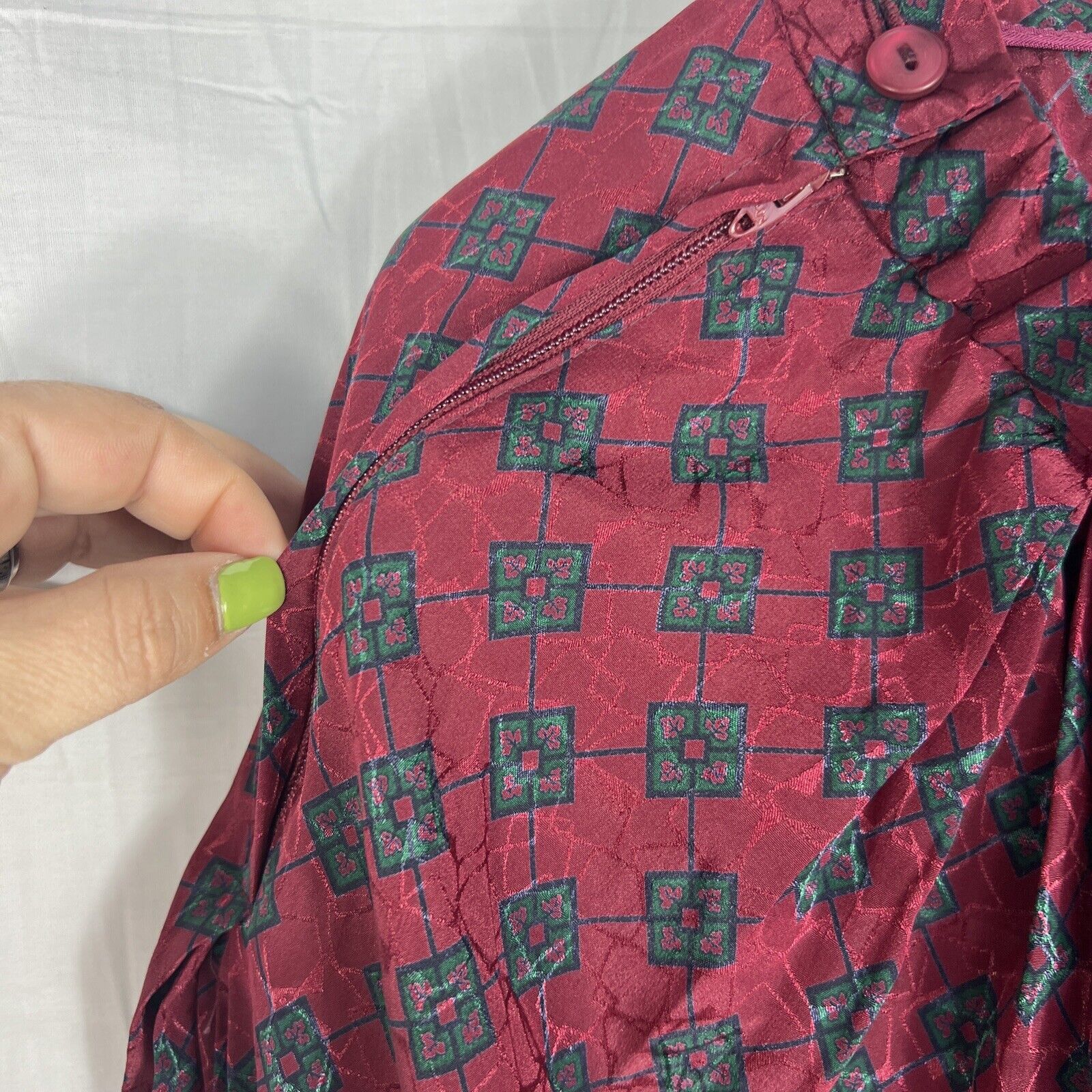 Pendleton Country Sophisticates Petite Pendleton Skirt Sz 10 Red VTG Size 32" / US 10 / IT 46 - 9 Thumbnail