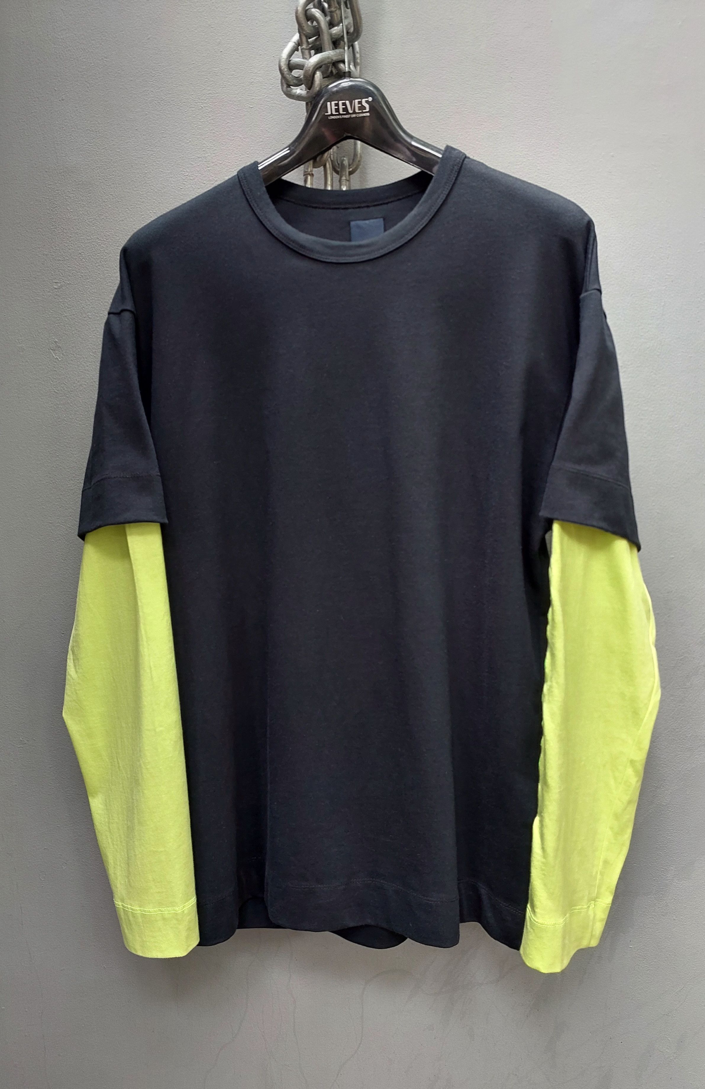 Juun.J Juun.J Shadow Conceals Double Sleeves Tshirt Size US M / EU 48-50 / 2 - 4 Thumbnail