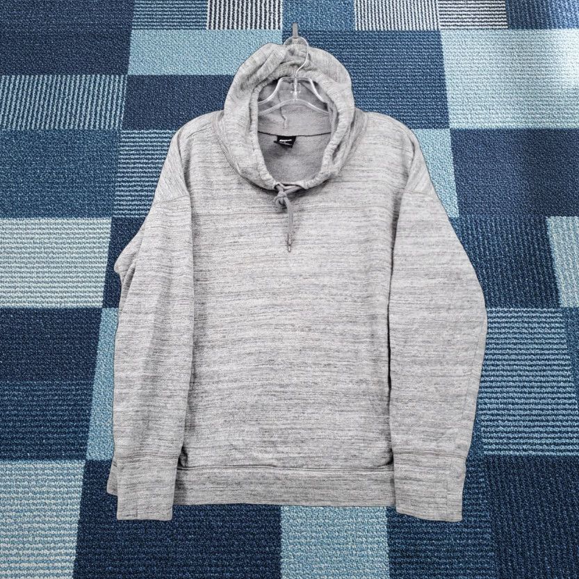 Reebok Reebok Hoodie Womens L Gray Pullover Hooded Sweatshirt Long Sleeve Cotton Blend Size L / US 10 / IT 46 - 1 Thumbnail