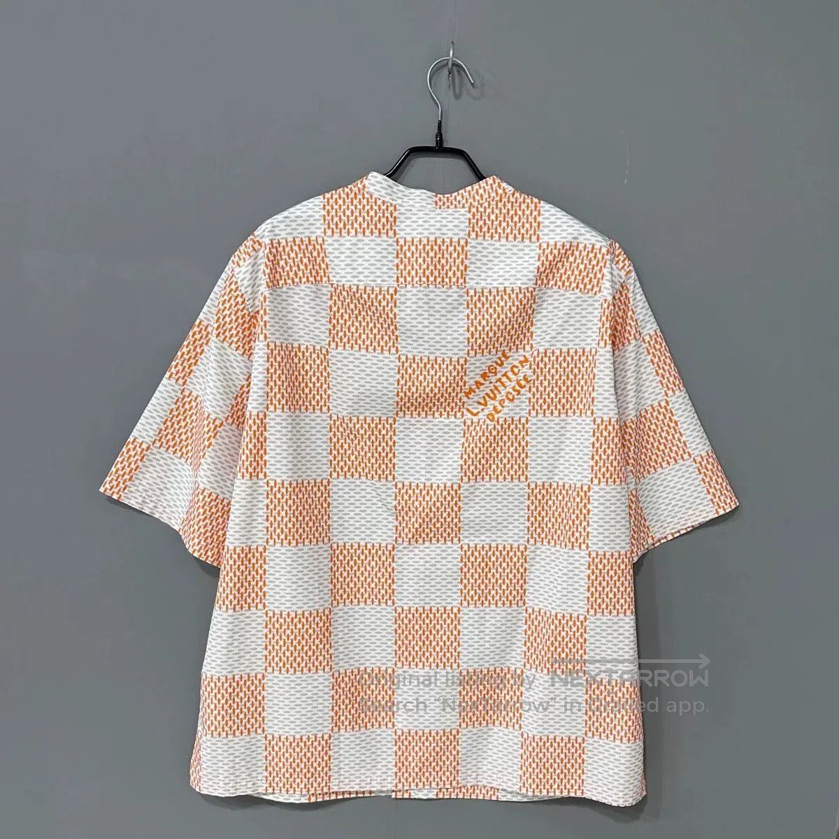 Louis Vuitton louis vuitton orange checkered short sleeve shirt. Size US L / EU 52-54 / 3 - 3 Thumbnail