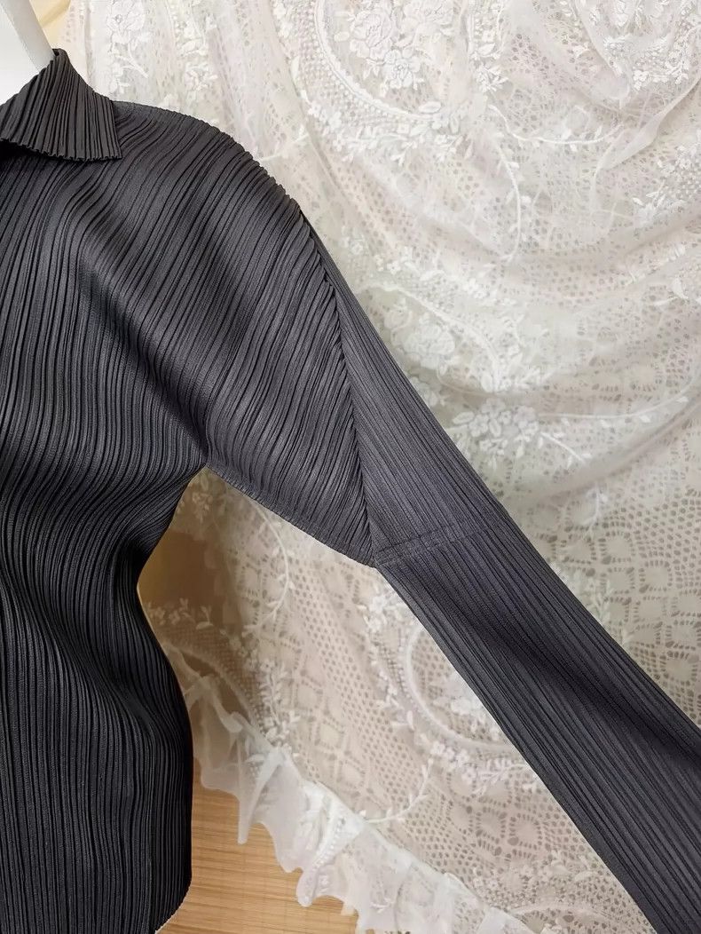 Issey Miyake issey miyake size:3 Grey pleated cardigan Size XXS / US 00 / IT 34 - 7 Thumbnail