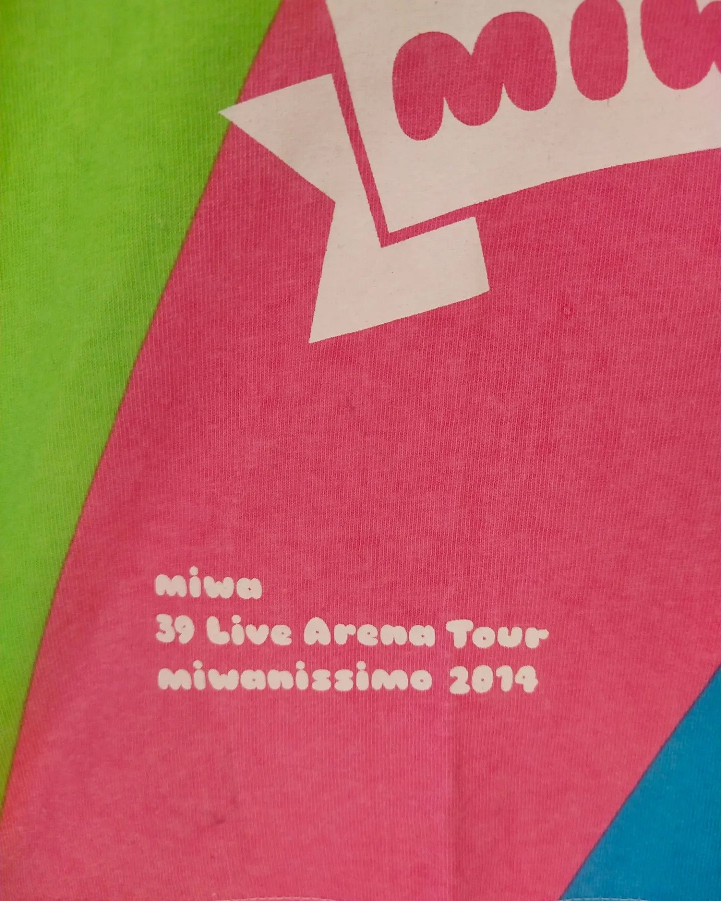 Band Tees Miwa 39 Live Arena Tour 2014 All Over Singer Idol Tee Size US L / EU 52-54 / 3 - 3 Thumbnail