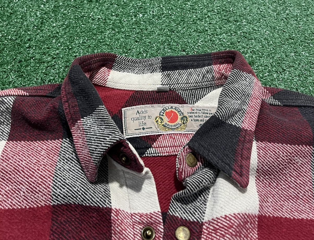 Fjallraven × Vintage Fjallraven Overshirt Jacket Flannel Vintage 90s Outdoor Size US L / EU 52-54 / 3 - 4 Thumbnail