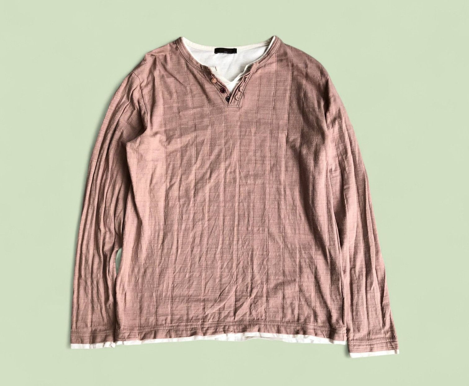 If Six Was Nine Ikka Double Layer Long sleeve Like Lgb Size US L / EU 52-54 / 3 - 1 Thumbnail