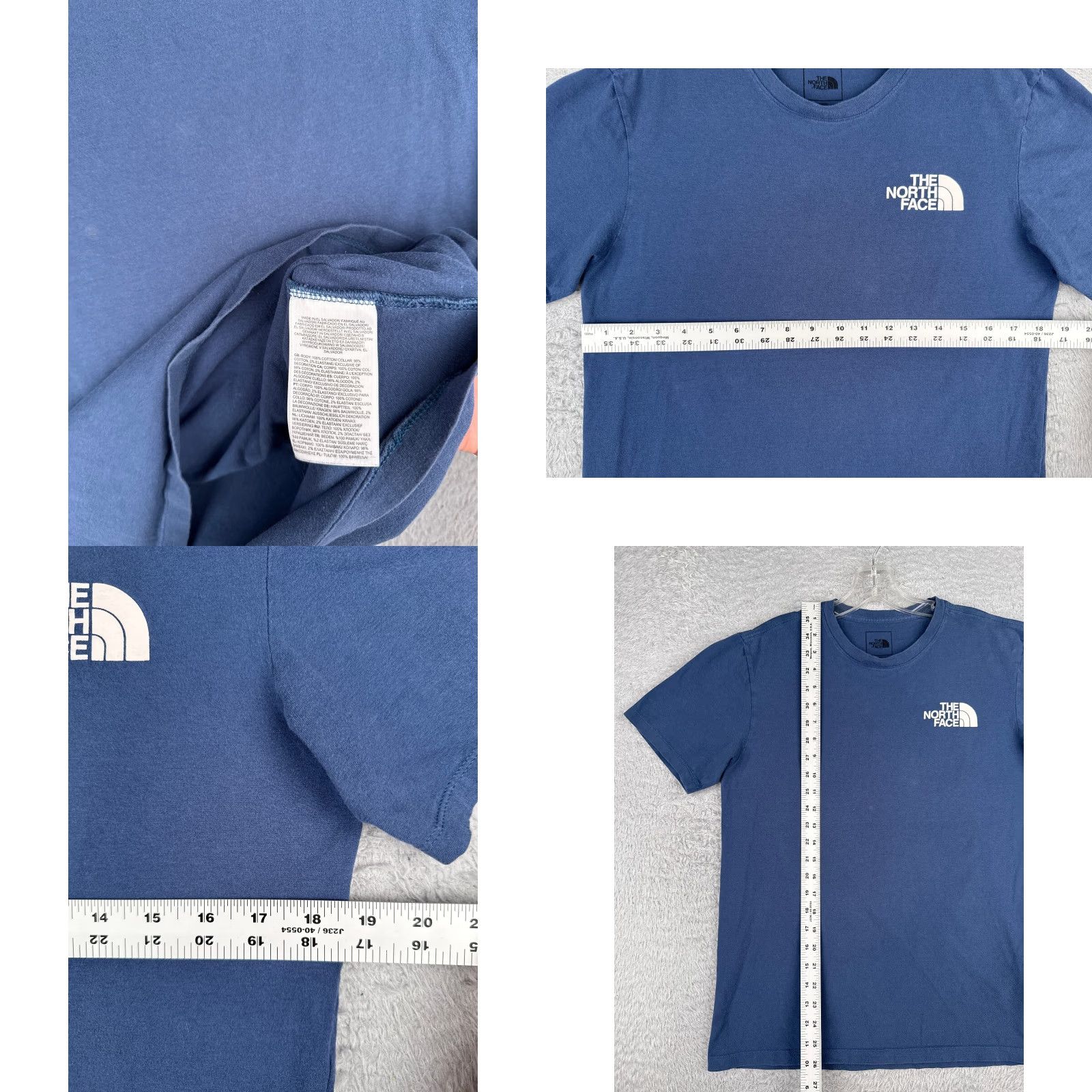 The North Face The North Face Shirt Men Small Blue Cotton Blend Short Sleeve Crew Neck Outdoor Logo Size US S / EU 44-46 / 1 - 8 Thumbnail