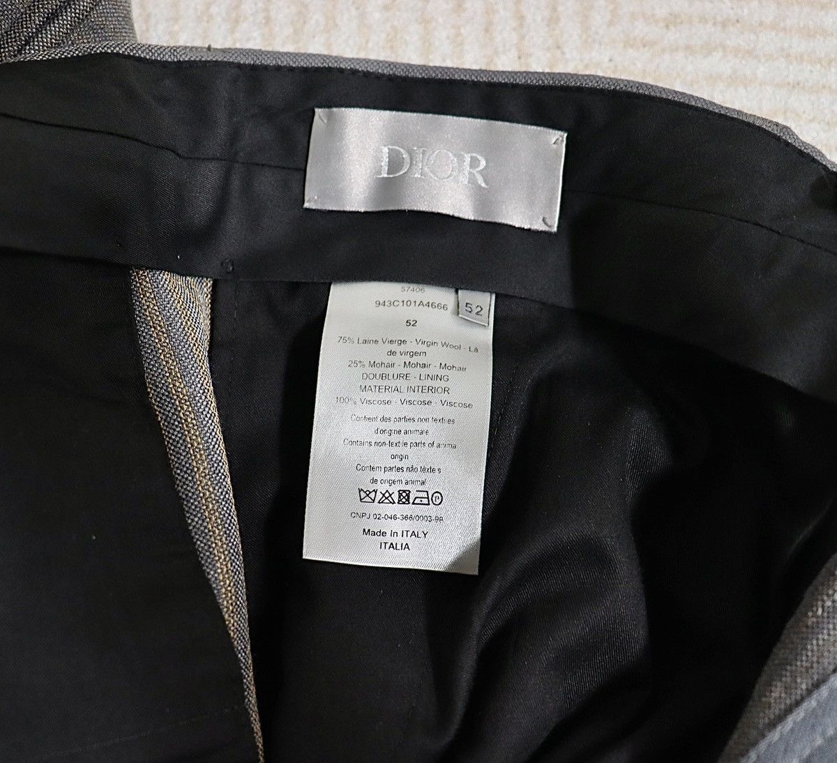 Dior Dior Wool Pants size52 2019aw Size US 38 / EU 54 - 9 Thumbnail