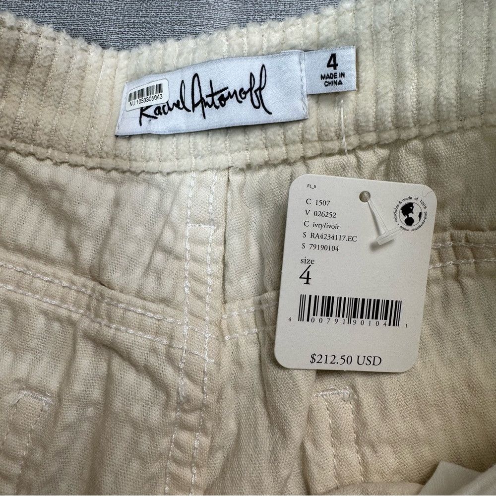 Rachel Antonoff NWT New $212 Free People Rachel Antonoff Evelyn Corduroy Iv Size 27" / US 4 / IT 40 - 6 Thumbnail