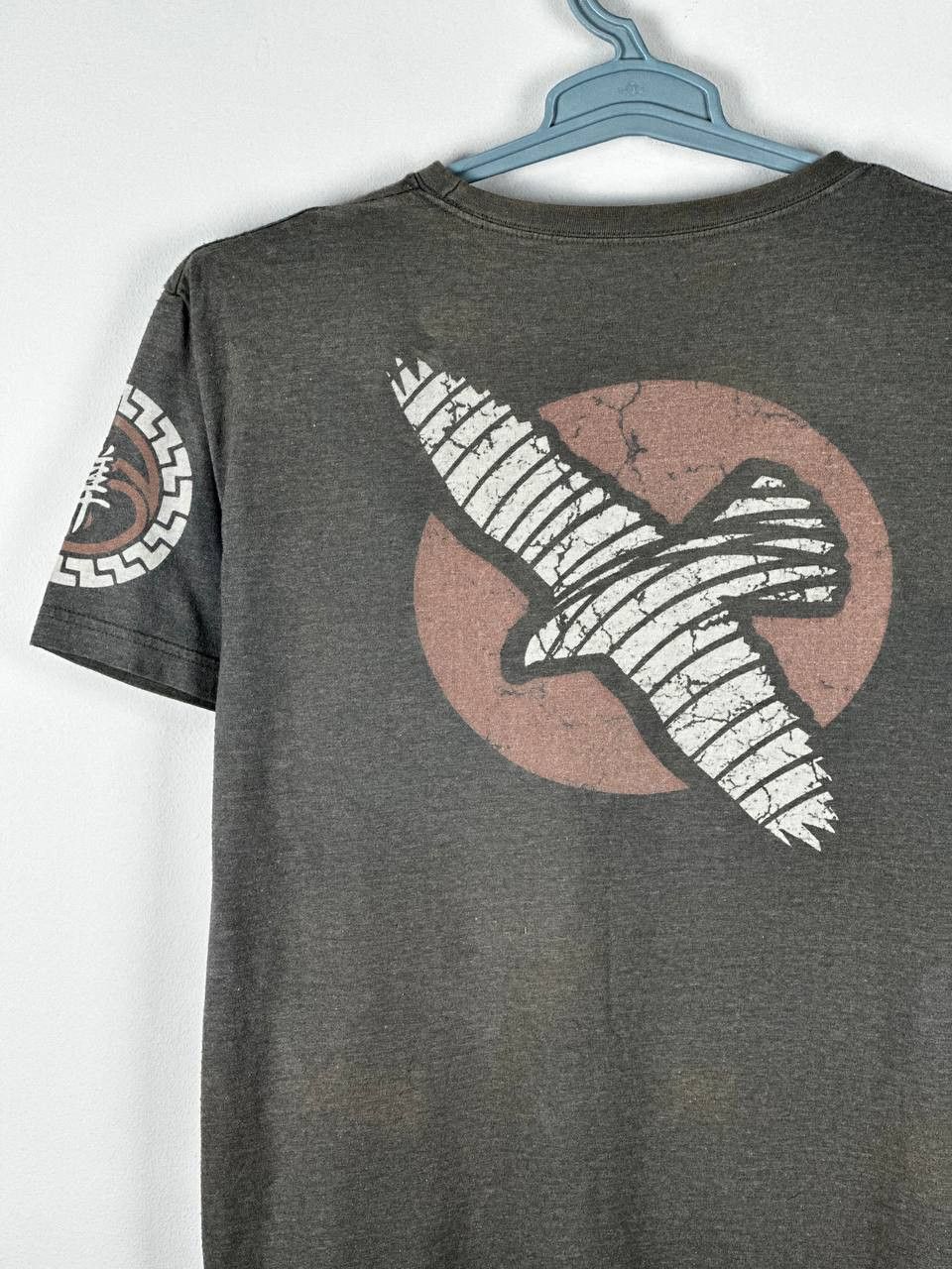 Vintage Crazy Y2K Grunge Hayabusa Affliction Style Short Sleeve Size US L / EU 52-54 / 3 - 9 Thumbnail