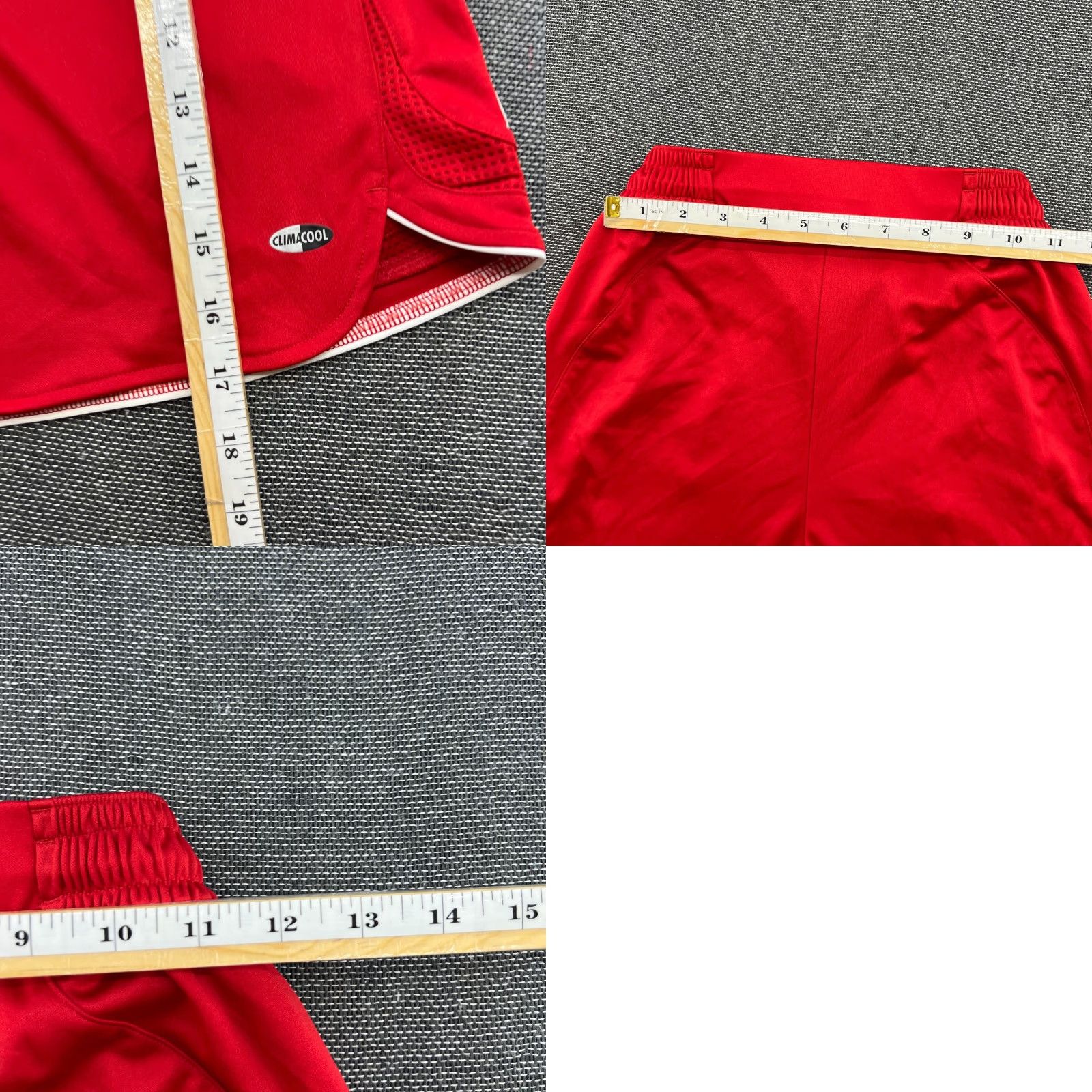 Adidas Adidas Liverpool Football Shorts Mens S Red Polyester Drawstring Quick Dry Soccer 2006 2007 2008 Twosided (if applicable) Size US 29 - 8 Thumbnail