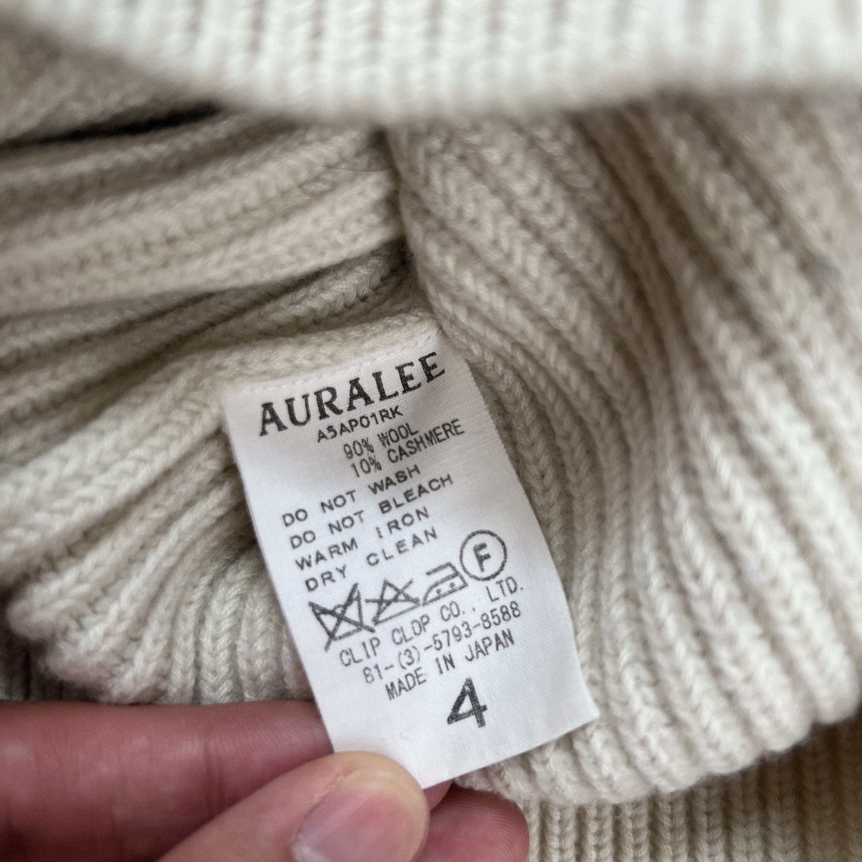 u*0様 AURALEE 15AW WOOL CASHMERE RIB CARD u*0様 AURALEE 15AW WOOL CASHMERE RIB CARD - メルカリ