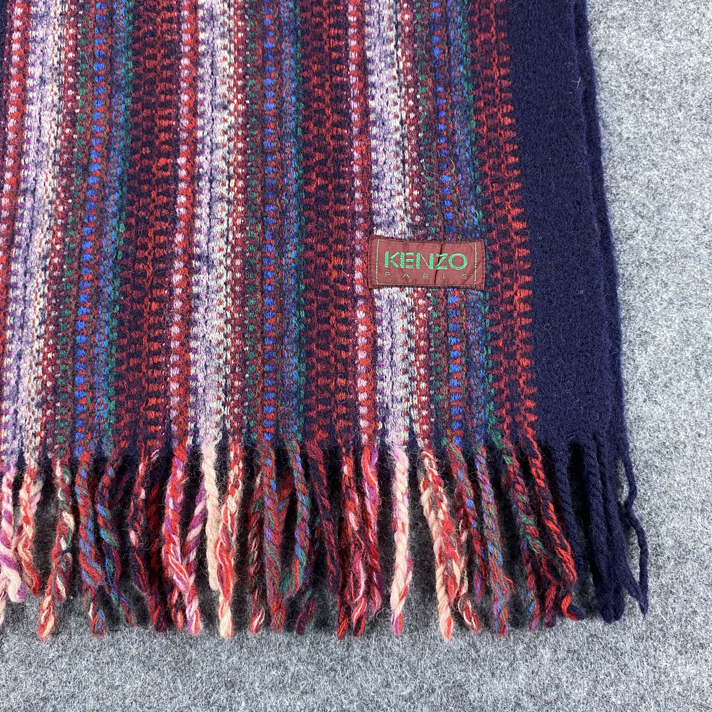 Kenzo × Vintage Kenzo Scarf # Muffler # Neckwear # z # D520 Size ONE SIZE - 2 Thumbnail